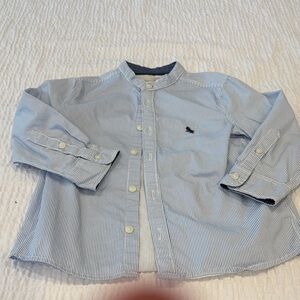 Label of Graded Goods by H & M Blue and White Striped Toddler Shirt